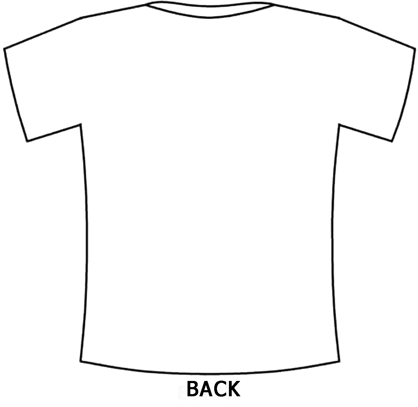 t shirt clipart front and back - photo #46